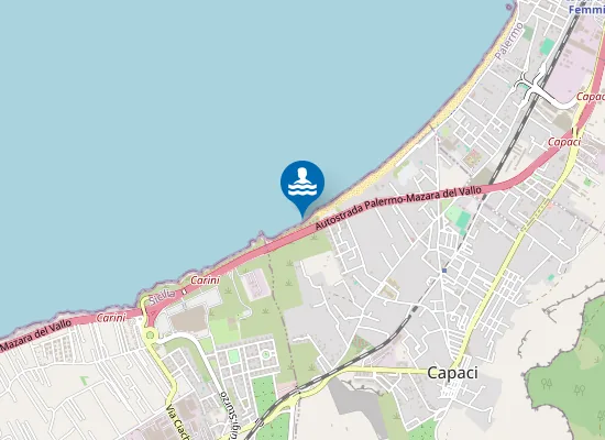 Map of 300 MT EST TORRENTE CIACHEA