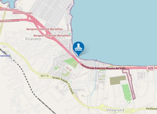 Map of LUNGOMARE C. COLOMBO