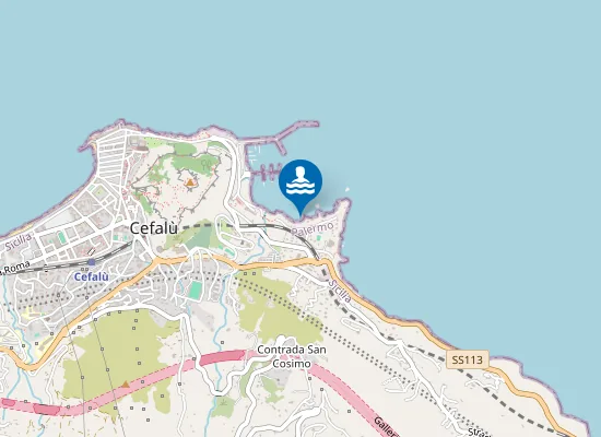 Map of 200 MT EST TORRENTE S. OLIVA