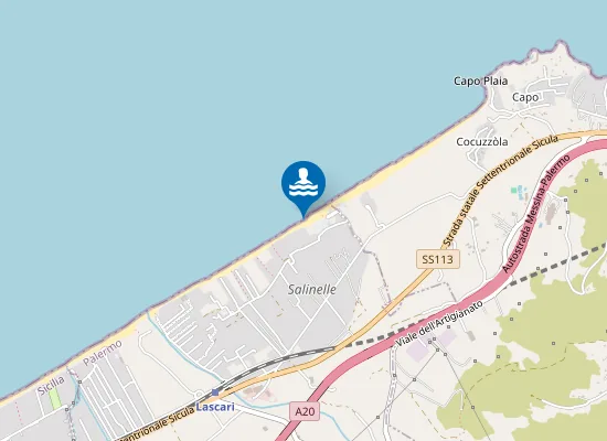 Map of SPIAGGIA SALINELLE