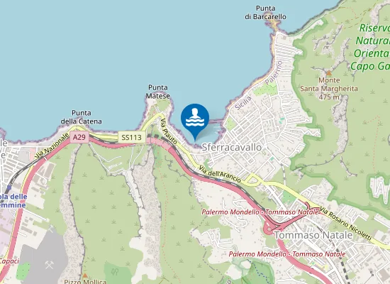 Map of STABILIMENTO BAGNI