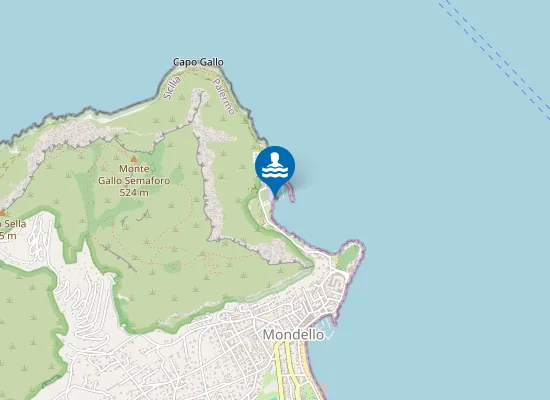 Map of CAPO GALLO LOC. MARINELLA