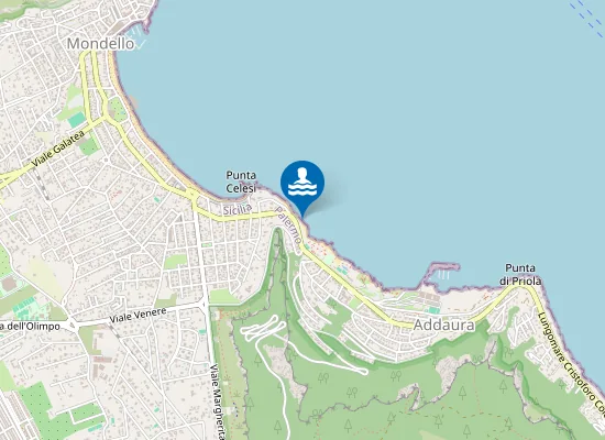 Map of SCIVOLI A MARE VIA COLA PESCE