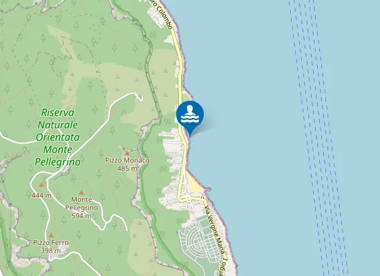 Map of ANTISTANTE VIA C.COLOMBO N.C.886