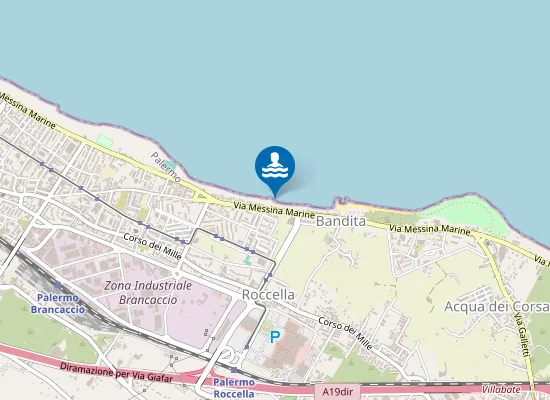 Map of VIA MESSINA MARINE N.C. 328