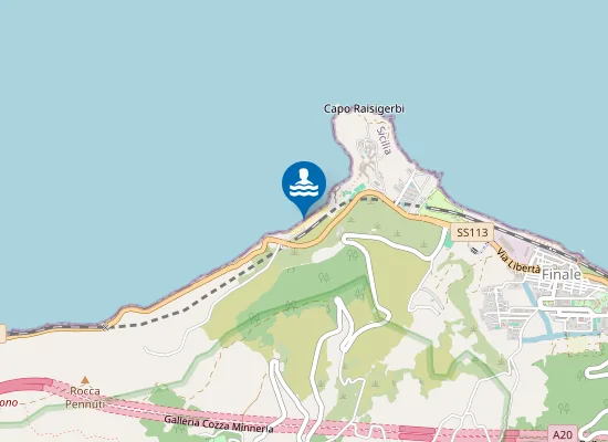 Map of SPIAGGIA TORRE CONCA