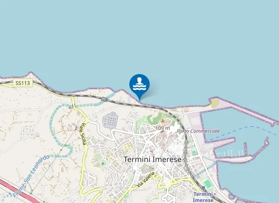 Map of 400 M EST FIUME S.LEONARDO