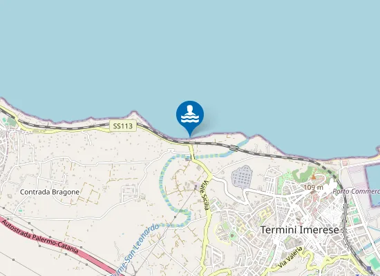 Map of 600 M OVEST FIUME S. LEONARDO