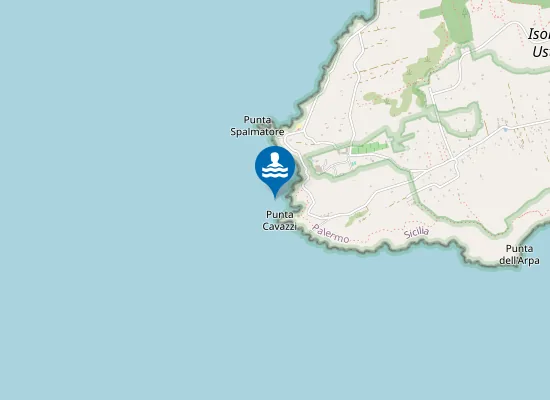 Map of PUNTA CAVAZZI