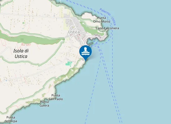 Map of GROTTA AZZURRA