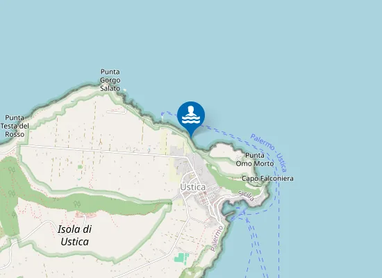 Map of CALA DEL CAMPOSANTO