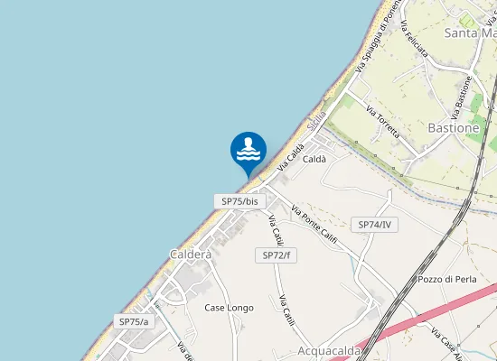 Map of FOCE TORRENTE IDRIA