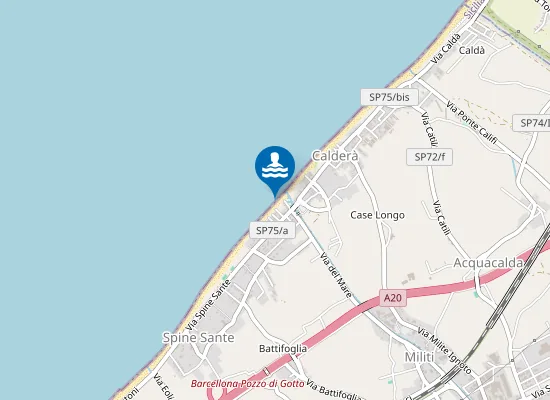 Map of FOCE TORRENTE LONGANO