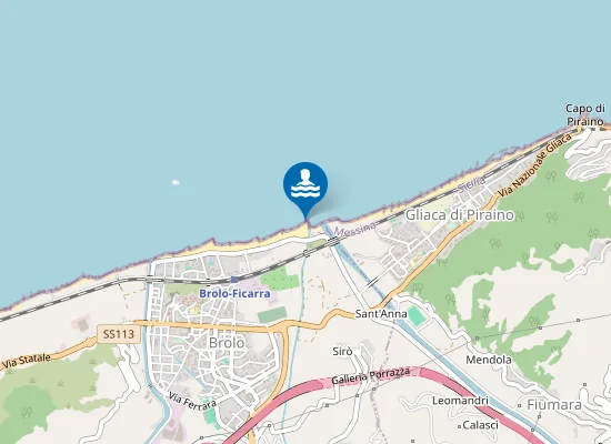 Map of FOCE TORRENTE IANNELLO