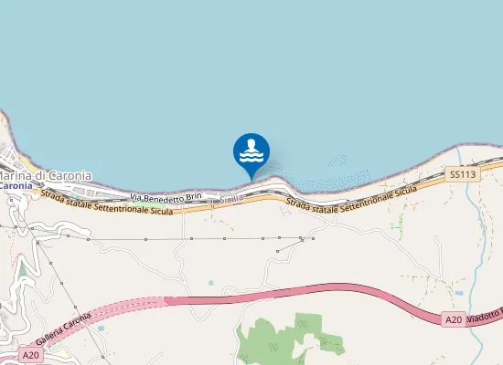 Map of M 200 OVEST PUNTA CHIAPPE