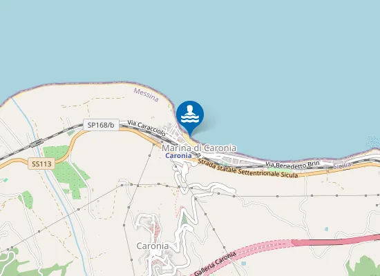 Map of MARINA DI CARONIA