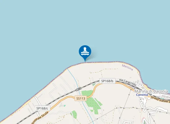 Map of FOCE TORRENTE CARONIA