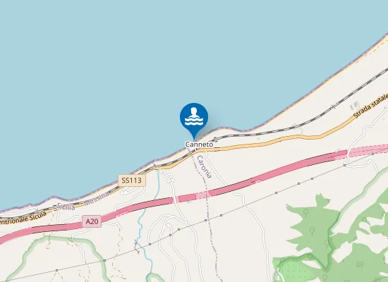 Map of FRAZIONE CANNETO