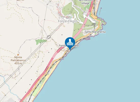 Map of FOCE TORRENTE FONDACO PARRINO