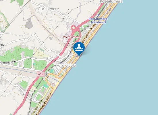 Map of FOCE TORRENTE PAGLIARA