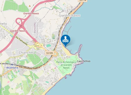 Map of LIDO DI NAXOS