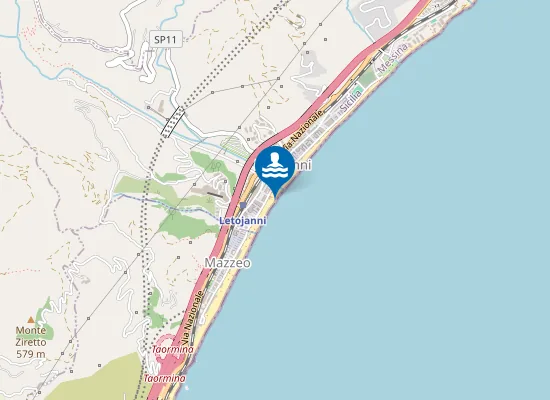 Map of FOCE TORRENTE LETOJANNI