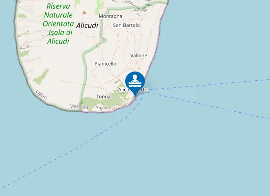Map of ALICUDI PORTO
