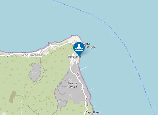 Map of LIPARI PORTICELLO