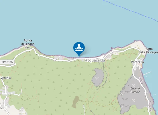 Map of LIPARI ACQUA CALDA