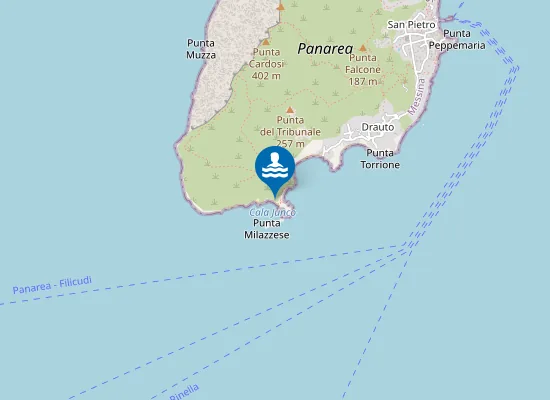 Map of PANAREA SCALO BASTIMENTO VILLAGGIO PREISTORICO