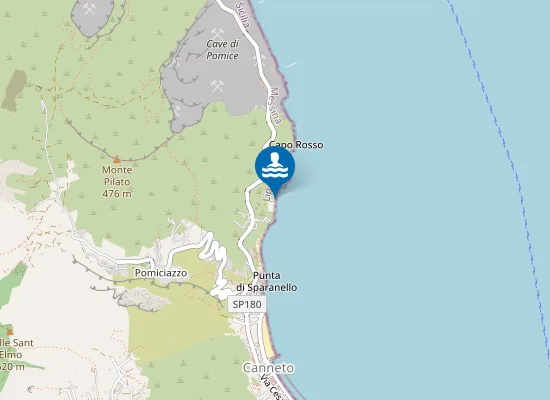 Map of LIPARI SPIAGGIA DELLA PAPESCA