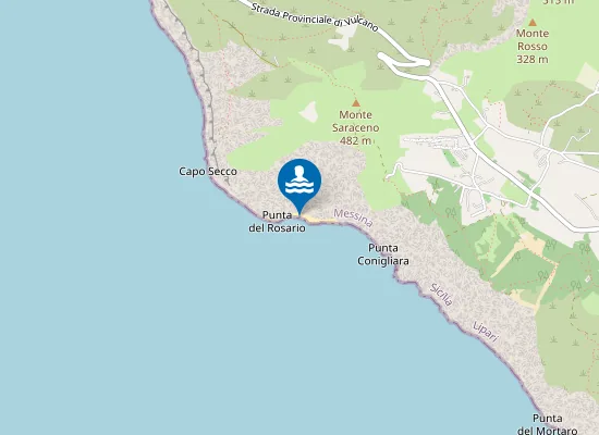 Map of VULCANO GROTTA DELL'ABATE