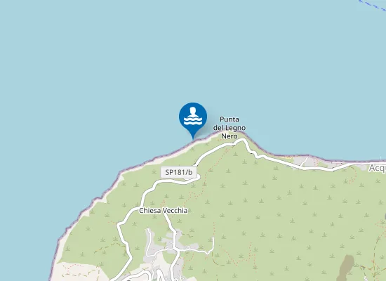 Map of LIPARI LE PUNTAZZE