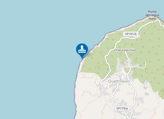 Map of LIPARI FUORI DEL PERTUSO