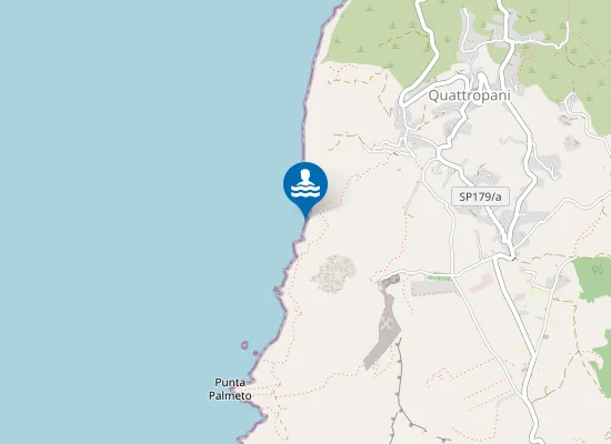 Map of LIPARI CALA SCIABECA