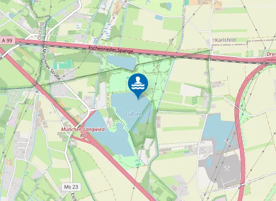 Map of LUSS SEE MUENCHEN WESTUFER