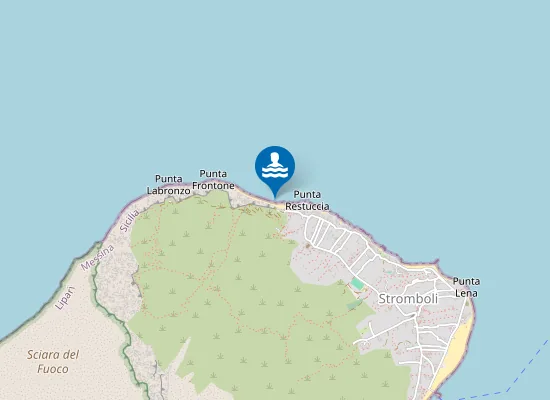 Map of STROMBOLI LABRONZO