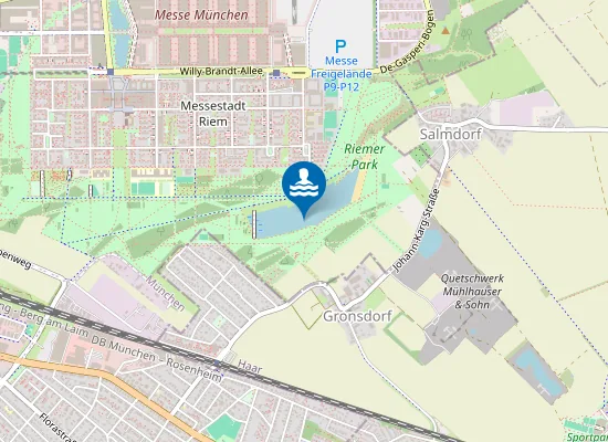 Map of RIEMER SEE MUENCHEN SUEDUFER BADESTRAND