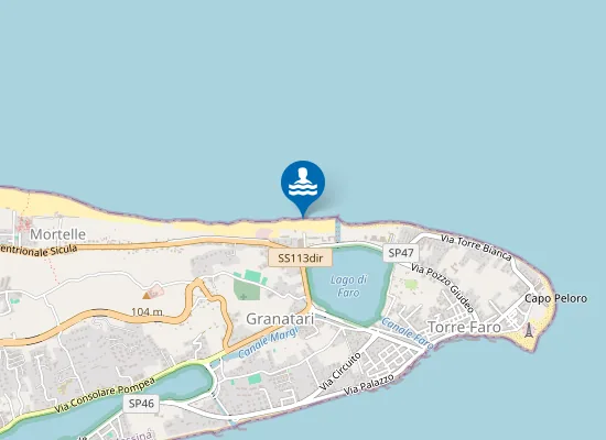 Map of MORTELLE LIDO GUARDIA DI FINANZA
