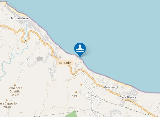 Map of TONO M 100 EST FOCE FIUMARA TONO