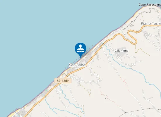 Map of S. SABA CHIESA