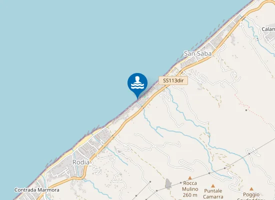 Map of S. SABA FOCE TORRENTE PUCCINO