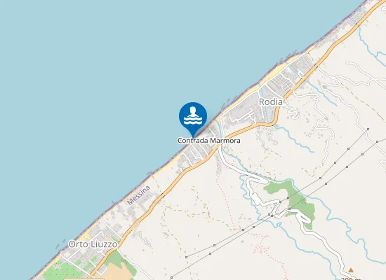 Map of MARMORA M 300 OVEST FOCE TORRENTE MARMORA