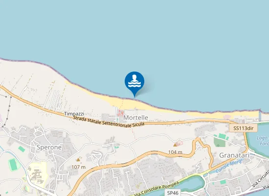 Map of MORTELLE LIDO SABBIE D'ORO