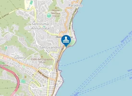 Map of M 50 SUD OSP. MARGHERITA