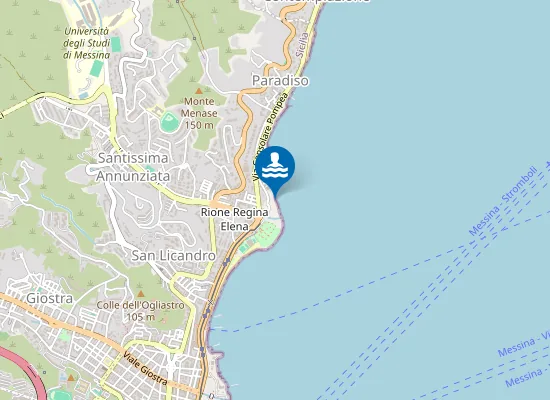 Map of M 50 NORD TORRENTE ANNUNZIATA