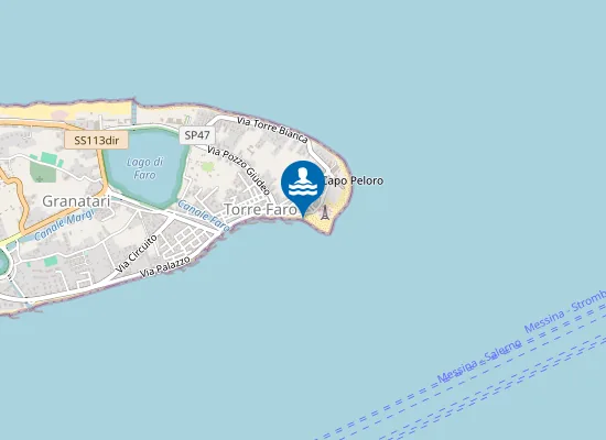 Map of TORRE FARO PILONE VIA FORTINO, 19