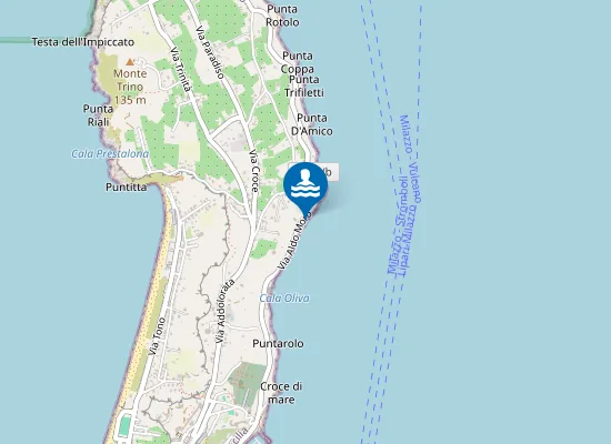 Map of LIDO SALOMONE