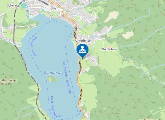 Map of SCHLIERSEE SCHLIERSEE STRANDBAD
