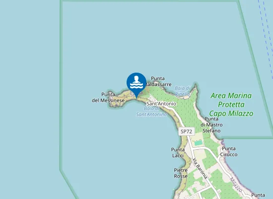 Map of PUNTA BALDASSARRE